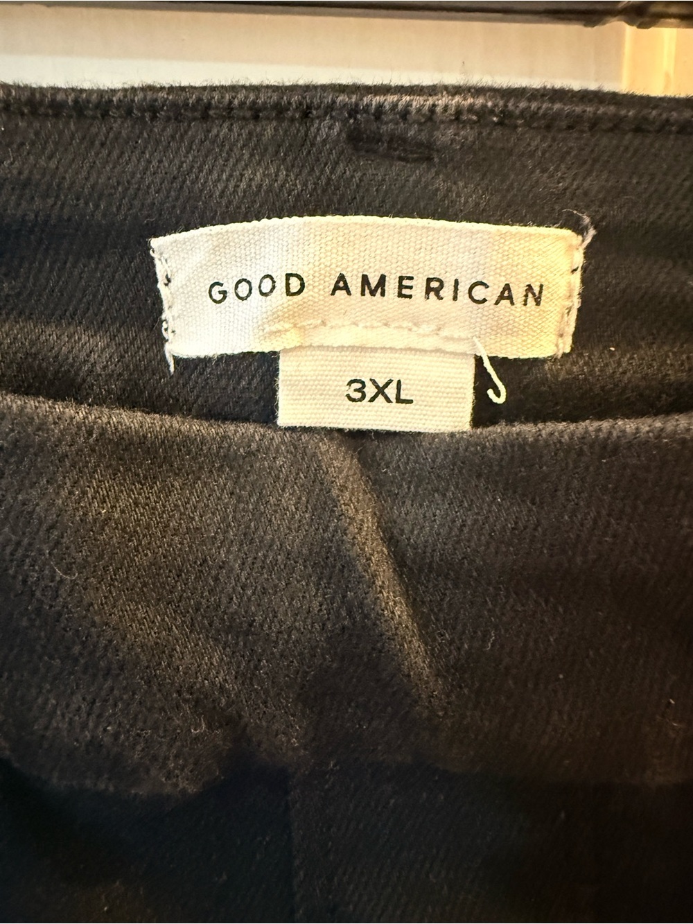Good American Black Pull-On Skinny Jeans 3XL Stretch Denim Plus Size - Picture 3 of 5